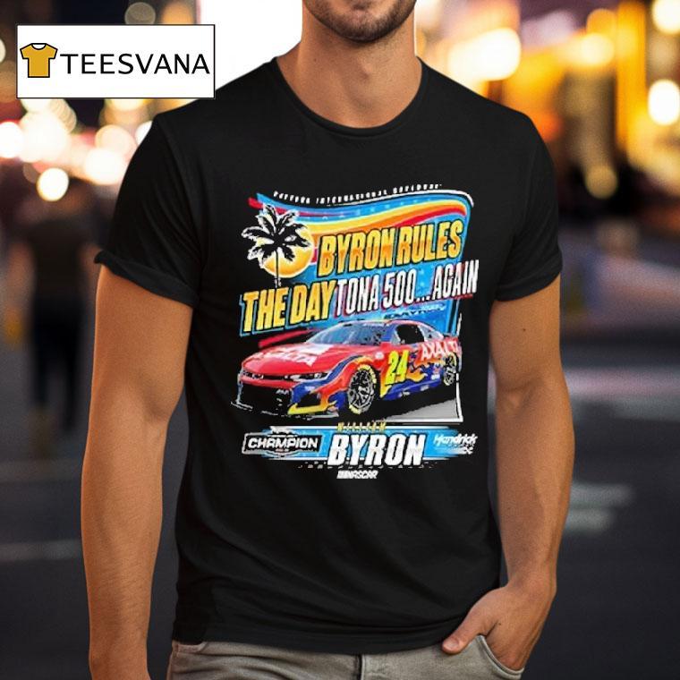 William Byron 2025 The Daytona 500 Again Champion Shirt