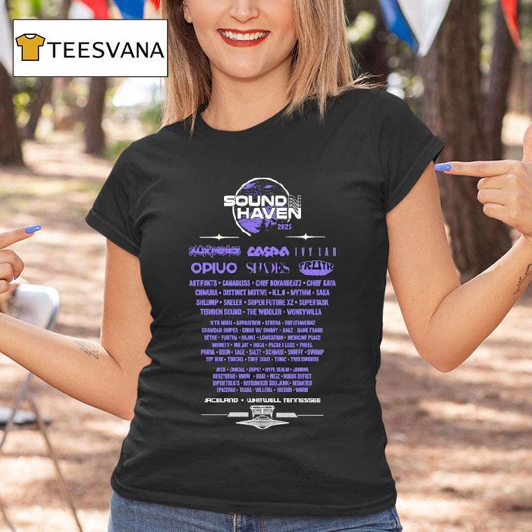 Wobble Factory Sound Haven 2025 Lineup Shirt