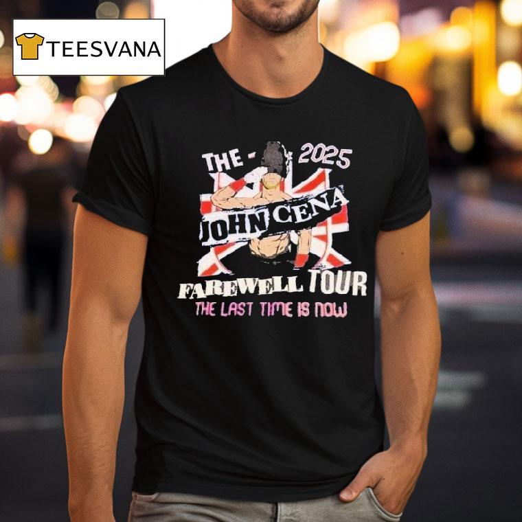 Wwe John Cena The 2025 Farewell Tour The Last Time Is Now London Shirt