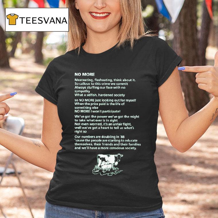 Youth Of Today No More Cow Shirt