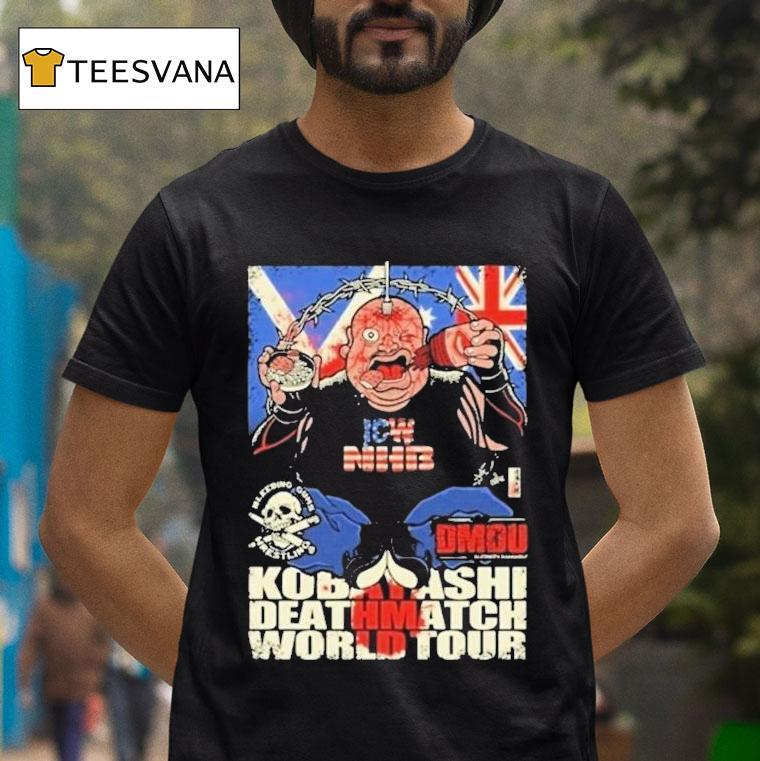 Abdullah Kobayashi Icw Nhb X Dmdu X Bgw Death Match World Tour 2025 Shirt