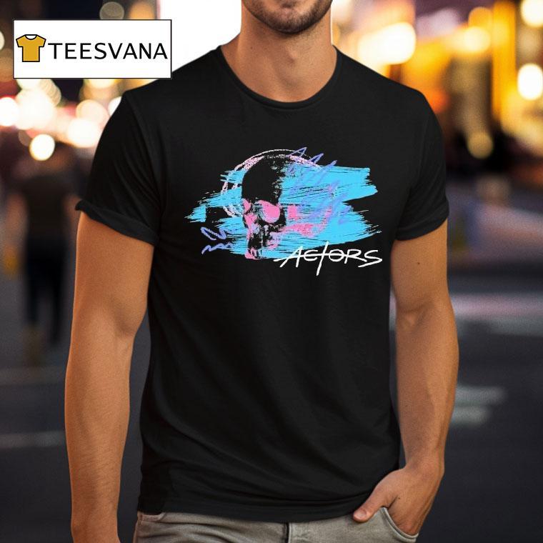 Actors Painted Skull Shirt