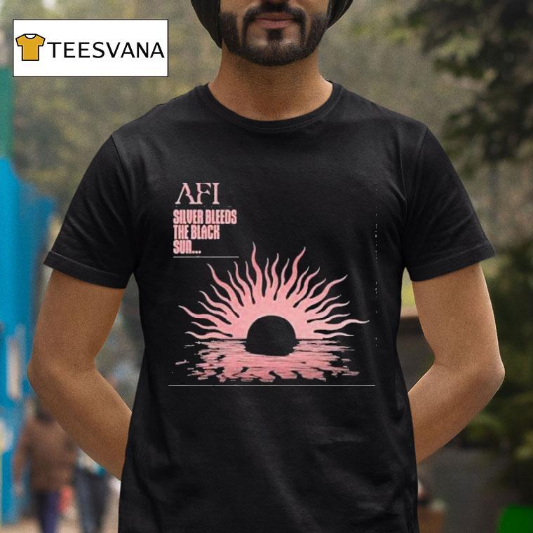 Afi Silver Bleeds The Black Sun Shirt