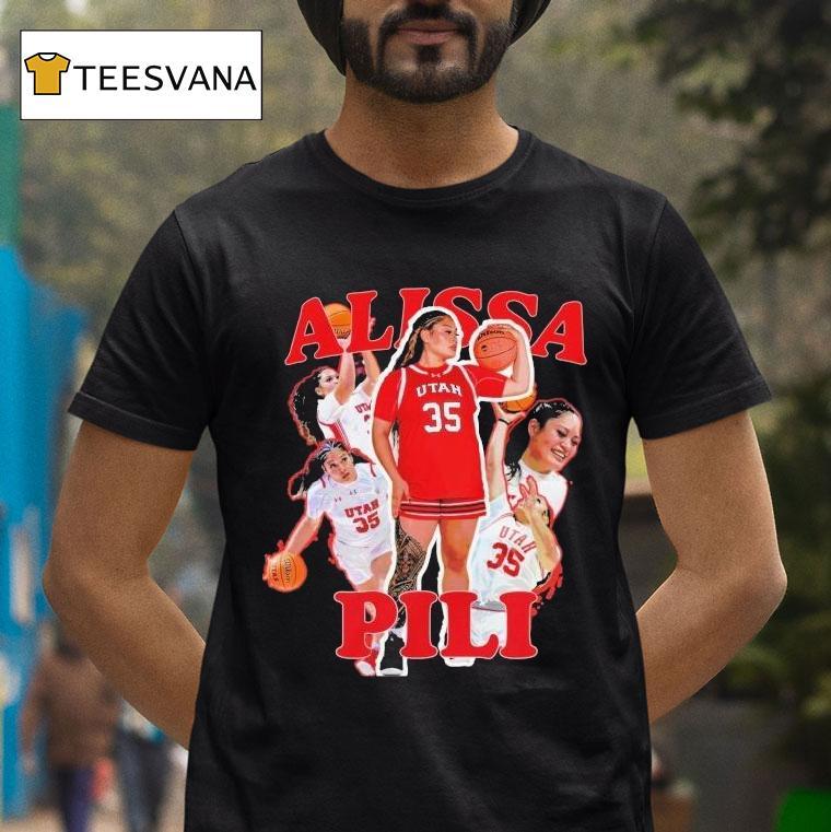 Alissa Pili Utah Utes Women's Basketball Shirt