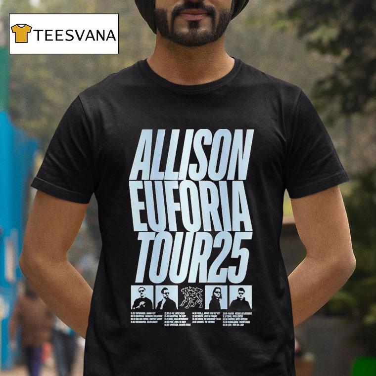 Allison Euforia Tour 2025 Dates Photo Shirt