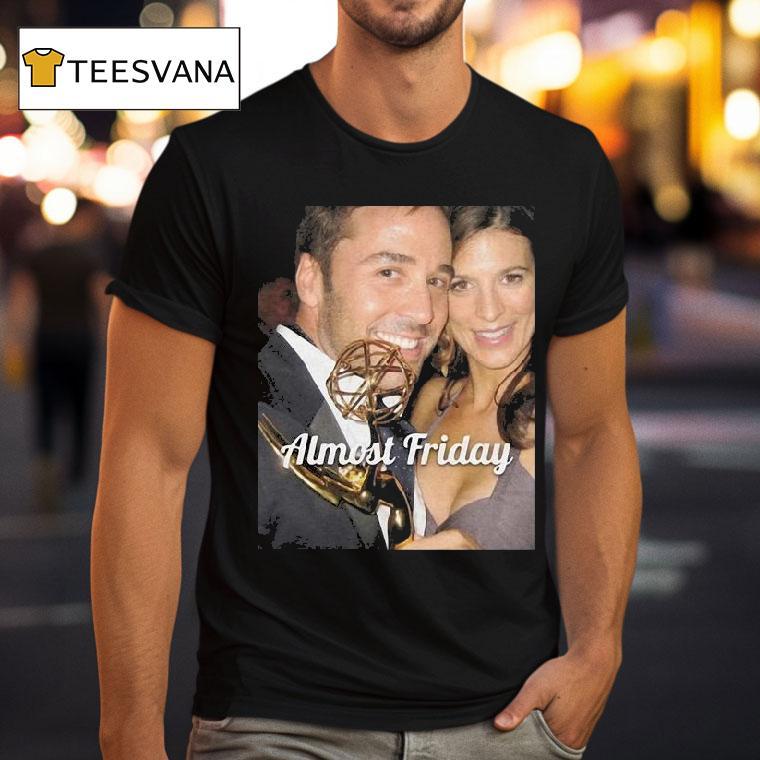 Almost Friday Mr. And Mrs. Gold Perrey Reeves Aaron Fox Shirt