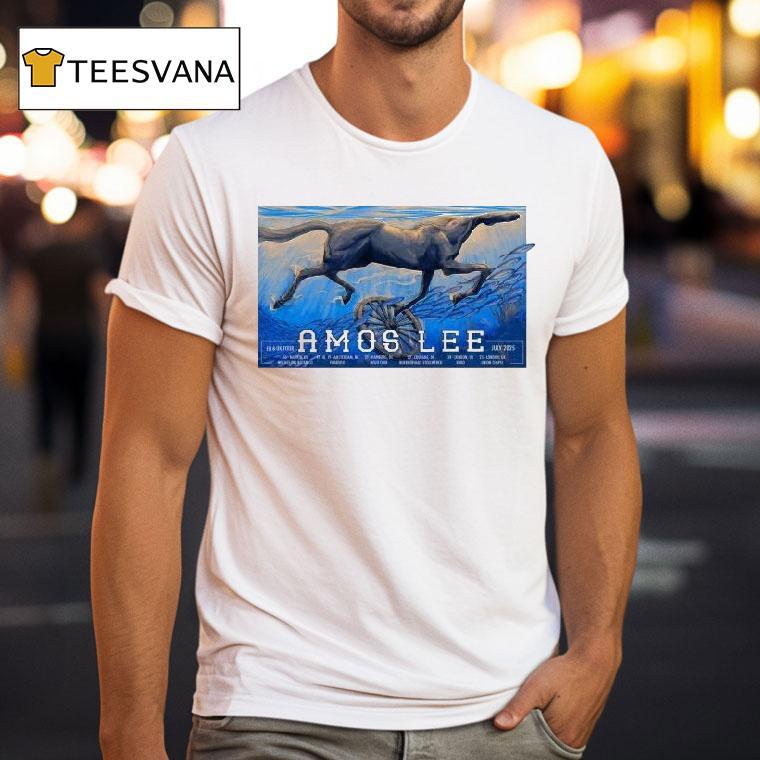 Amos Lee 2025 Tour Eu + Uk Horse Shirt