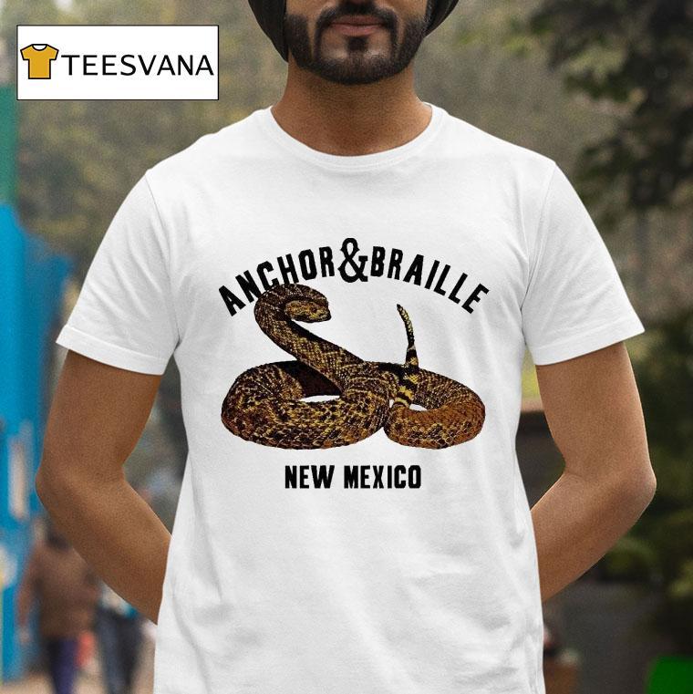 Anchor Braille New Mexico Rattle Snake Shirt