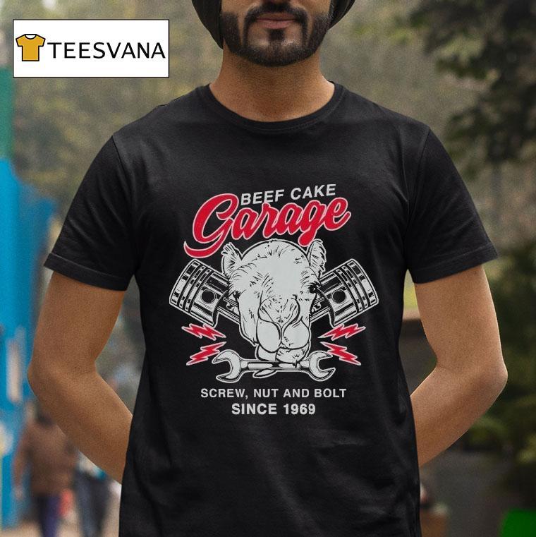 Andrew Flair Beefcake Garage Screw Nut And Bolt Since 1969 Shirt