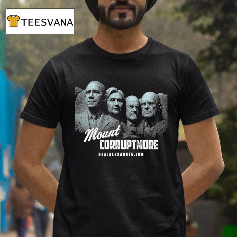 Barack Obama And Nancy Pelosi Mount Corruptmore Alex Jones Shirt