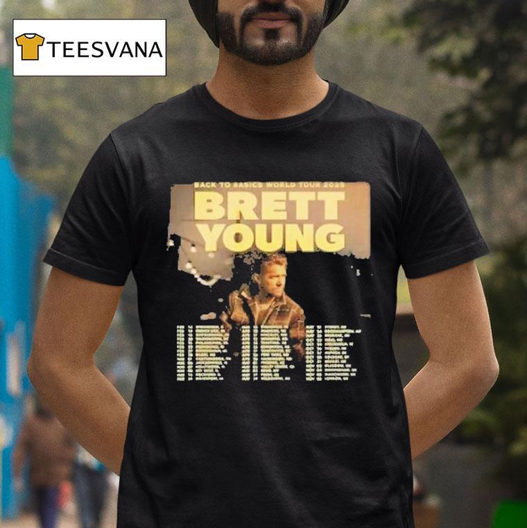 Brett Young Back To Basics World Tour 2025 Dates Shirt