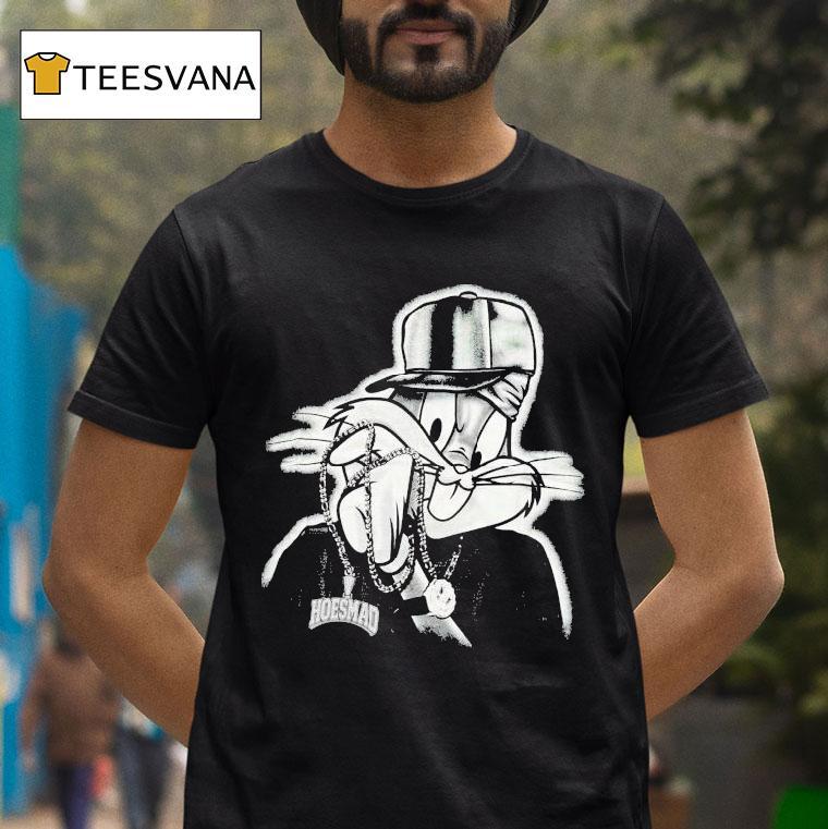 Bugs Bunny Hoesmad Rhinestone Looney Tunes Shirt
