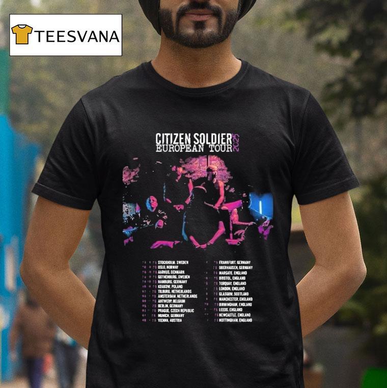 Citizen Soldier European Tour 2025 Dates For October And November Shirt