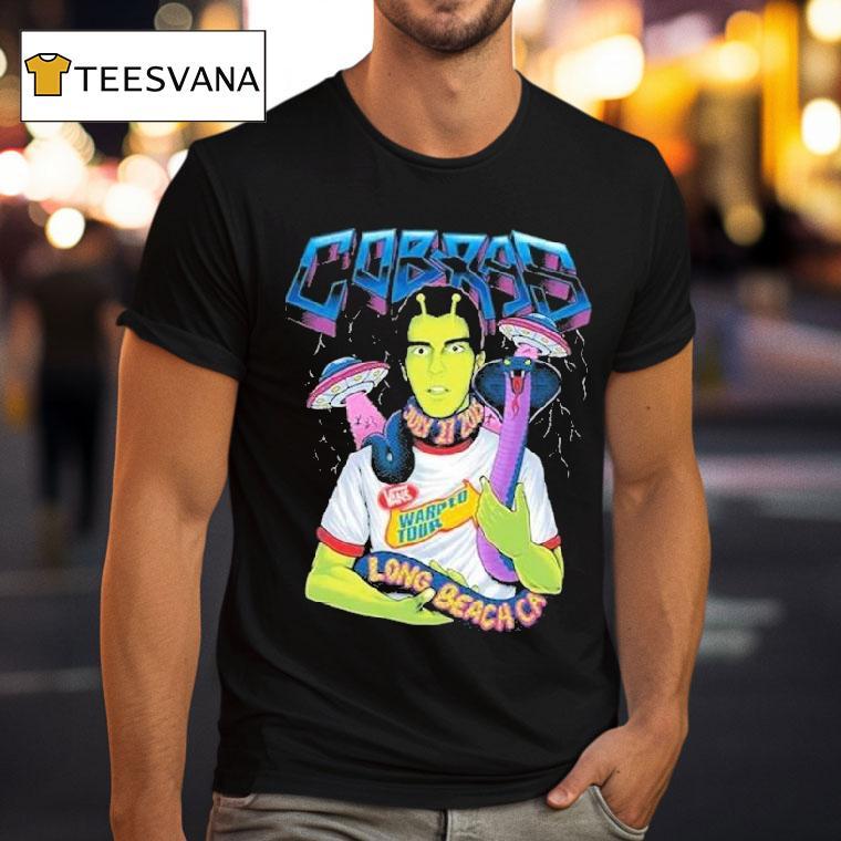 Cobra Starship Warped Tour 2025 Long Beach Ufo Shirt