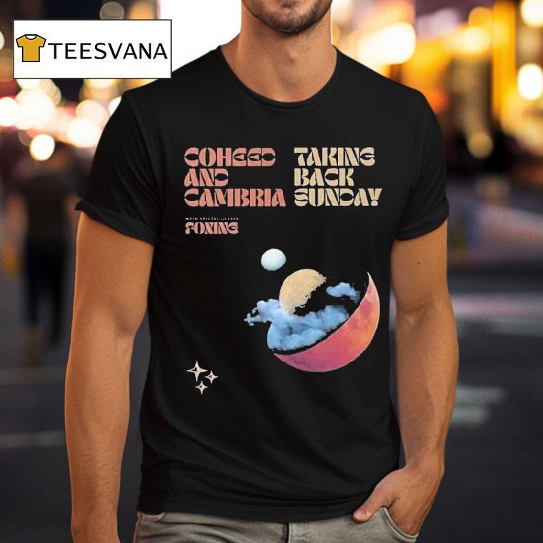 Coheed And Cambria Taking Back Sunday With Foxing Summer Tour 2025 Dates Shirt