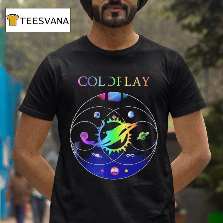 Coldplay X Miami Dolphins Tour 2025 Shirt