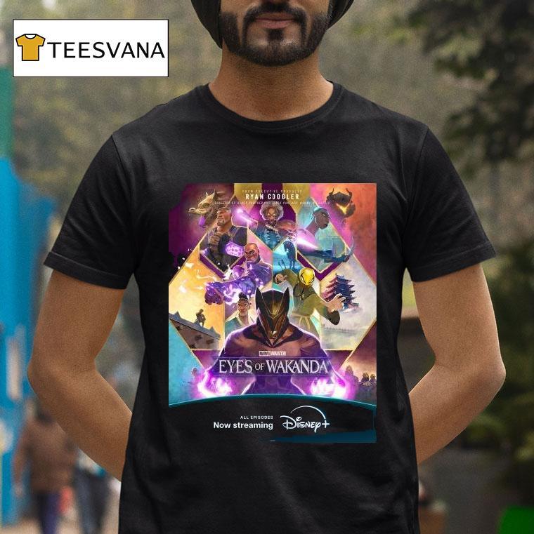 Connected By Purpose Driven By Legacy Marvel Animation’s Eyes Of Wakanda From Ryan Coogler Disney Plus Movie 2025 Shirt