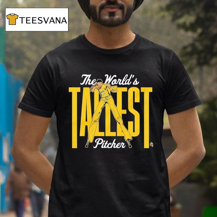Dakota Albritton The World's Tallest Pitcher Savannah Bananas Shirt