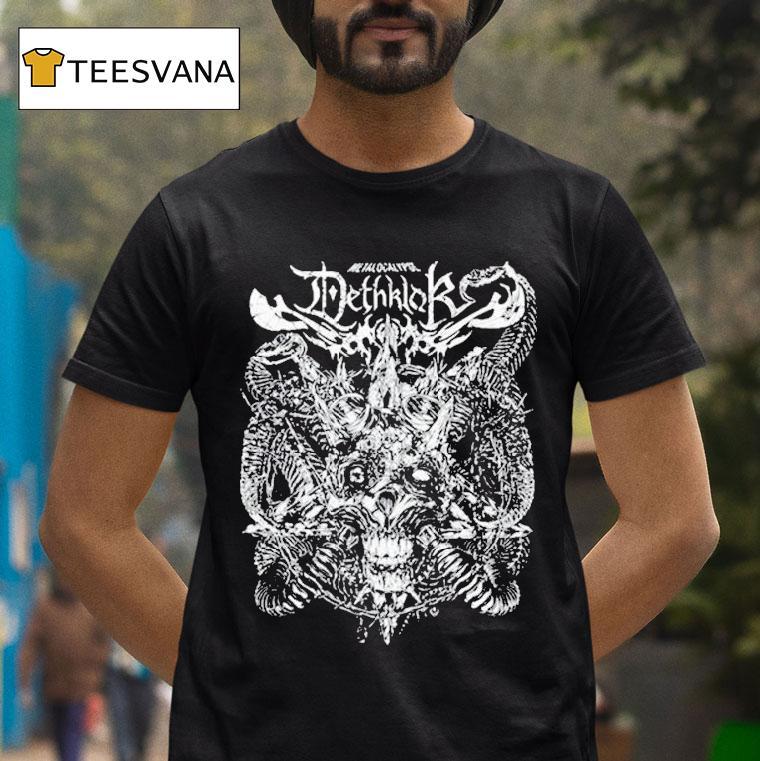 Dethklok Snake Bones Skull Shirt