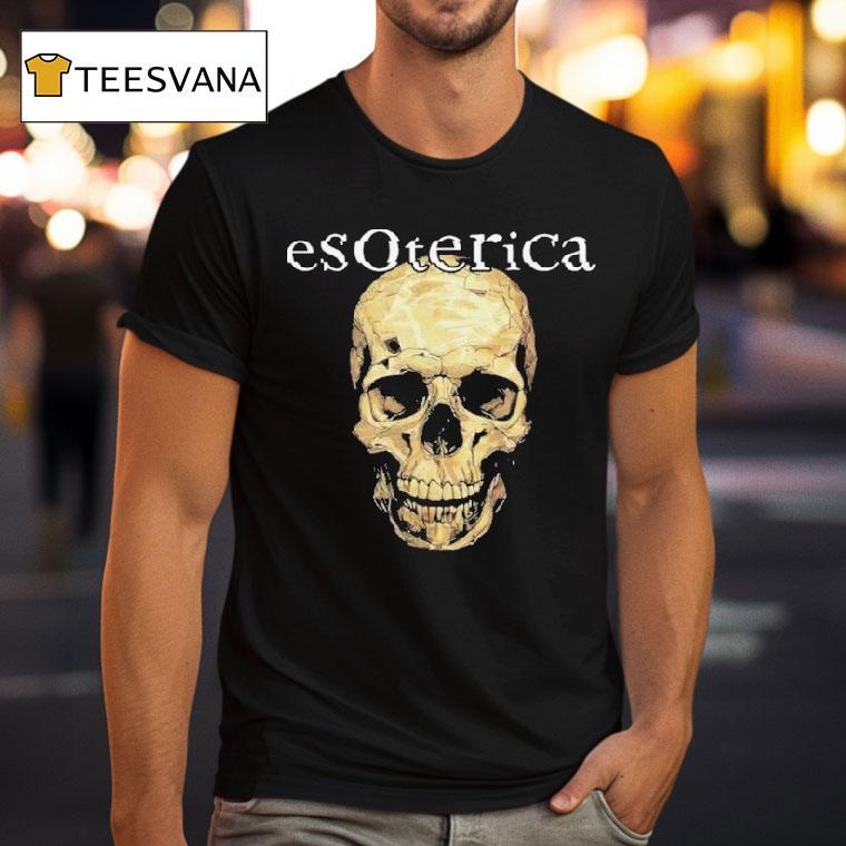 Esoterica Paper Skull Shirt