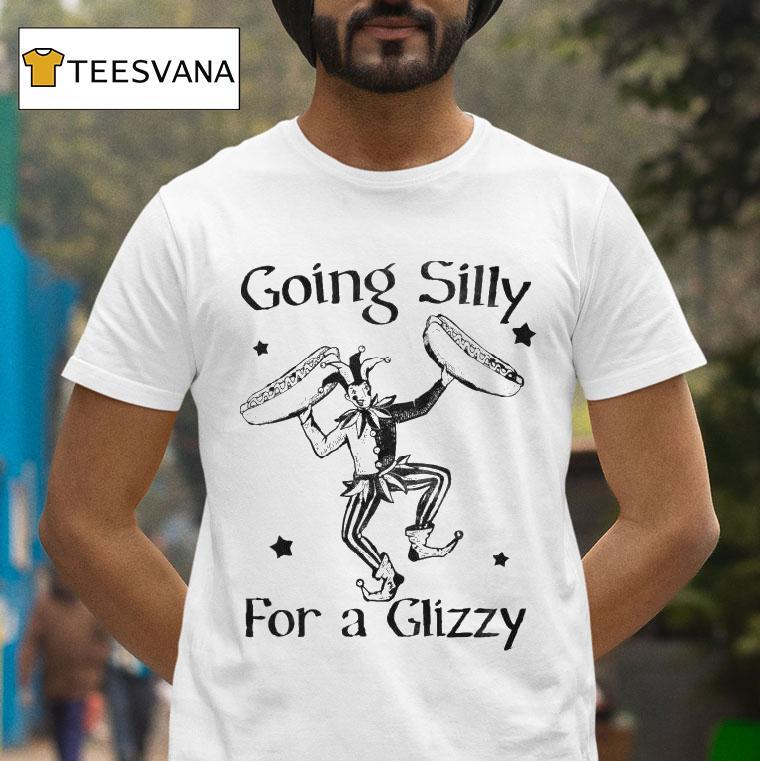 Going Silly For A Glizzy Clown Hot Dog Shirt