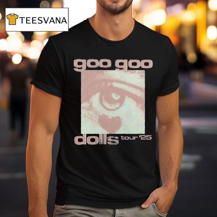 Goo Goo Dolls Eye Dateback Faded Tour 2025 Shirt