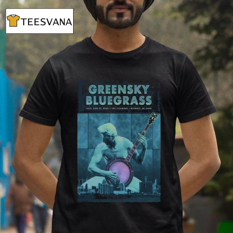 Greensky Bluegrass The Fillmore In Detroit Mi Aug 21 2025 Shirt