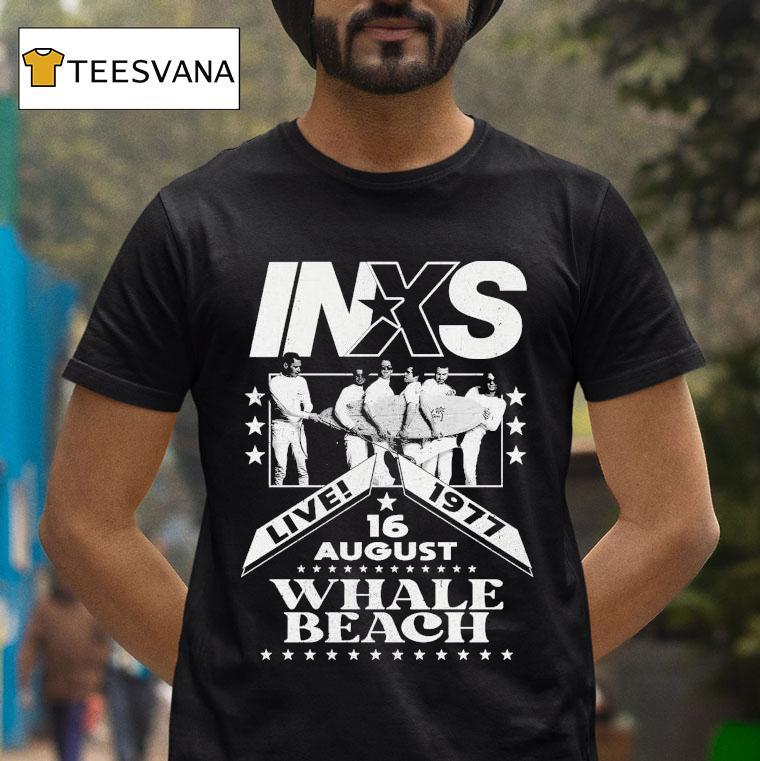 Inxs Whale Beach Live 1977 Flyer Shirt