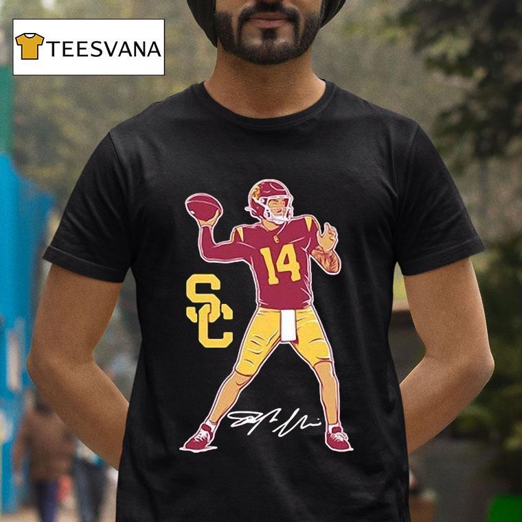 Jayden Maiava Superstar Pose Usc Trojans Shirt