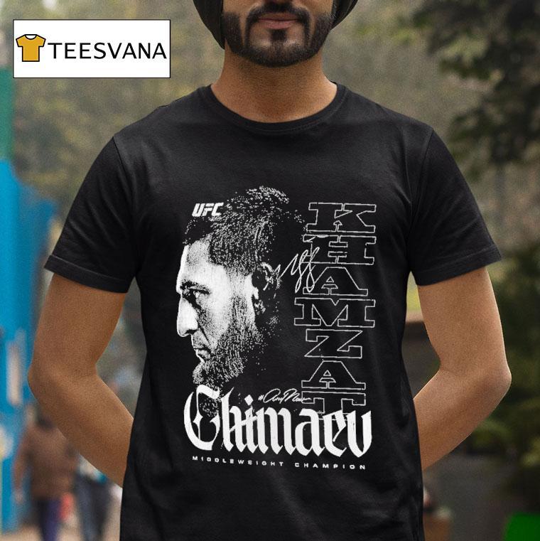 Khamzat Chimaev Ufc 319 #andnew World Men's Middleweight Champion Shirt