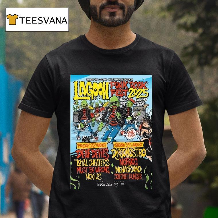 Lagoon Punk Rock Fest 2025 August 22-23 2025 At Parco Ciani Lugano Shirt