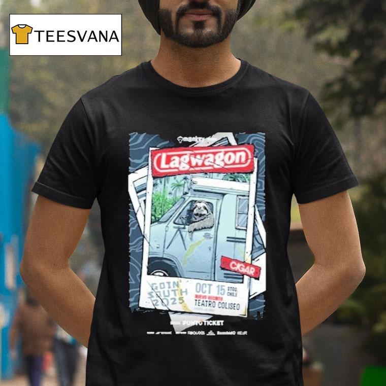 Lagwagon October 15 2025 Santiago De Chile Tour Shirt