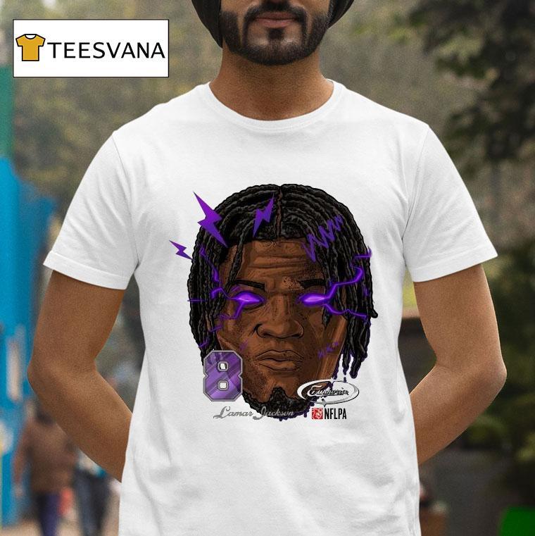 Lamar Jackson Fat Head Nflpa Planet Euphoria Shirt