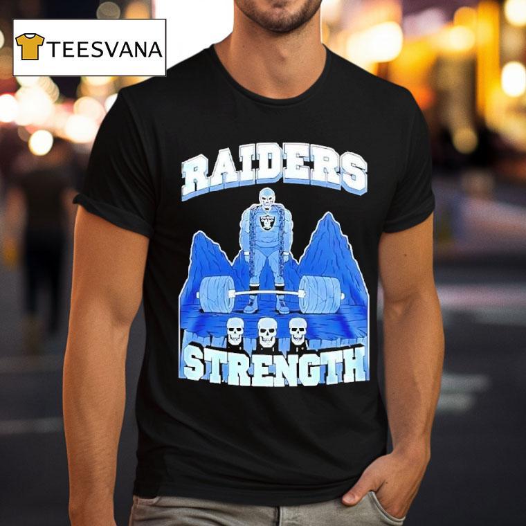 Las Vegas Raiders Strength Skull Shirt