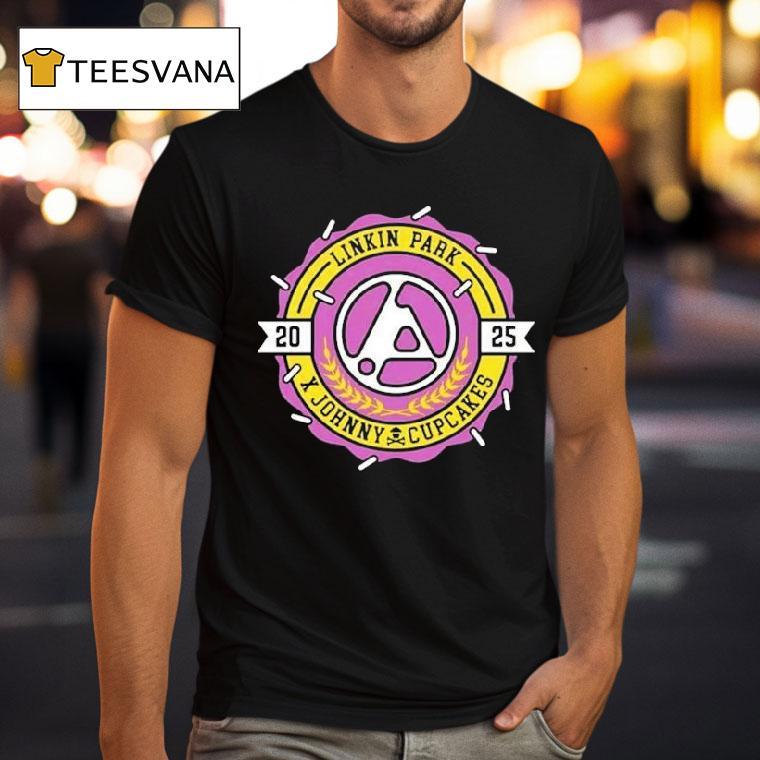 Linkin Park X Johnny Cupcakes Collab Collegiate Crest Shirt