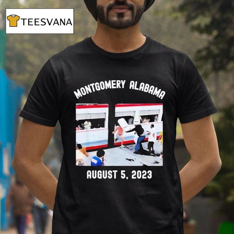 Montgomery Alabama Boat Fight Riverboat Brawl Chair August 5 2023 Chair Shirt