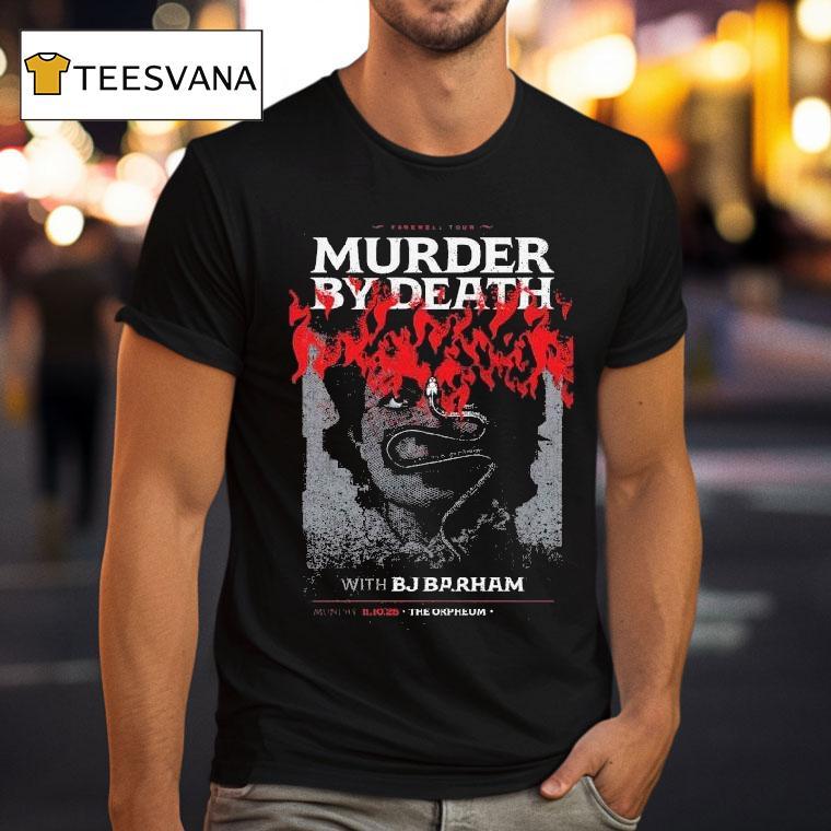 Murder By Death 11-10-2025 Tampa Fl The Orpheum Shirt