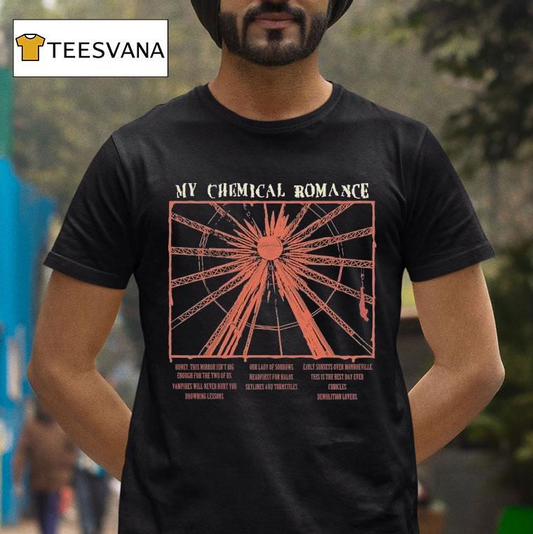 My Chemical Romance Bullets Tracklish Shirt