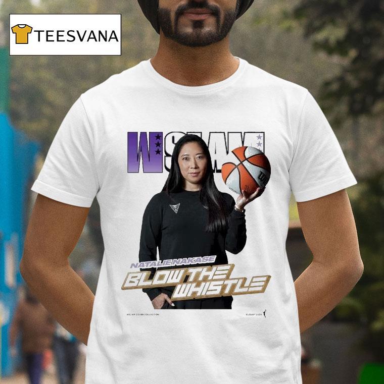 Natalie Nakase Wslam Blow The Whistle Golden State Valkyries Shirt