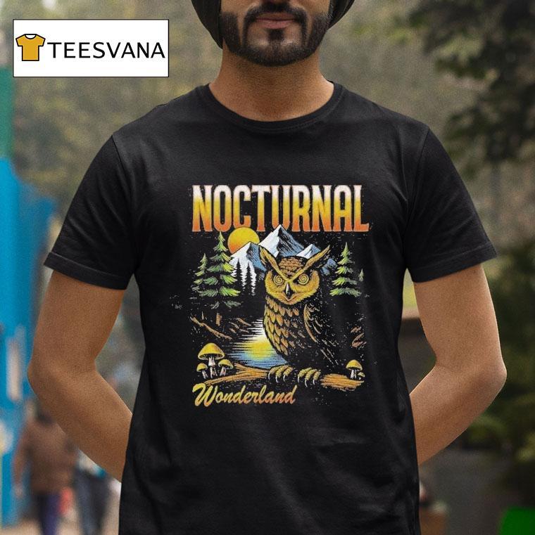 Nocturnal Wonderland Watcher Owl Shirt