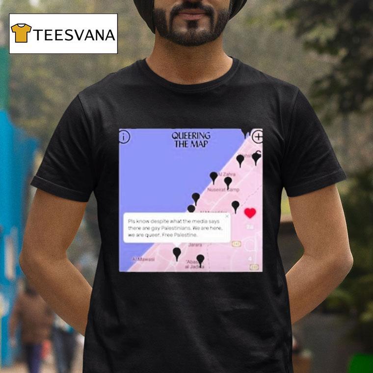 Ottawa Gay Queering The Map Palestine Shirt