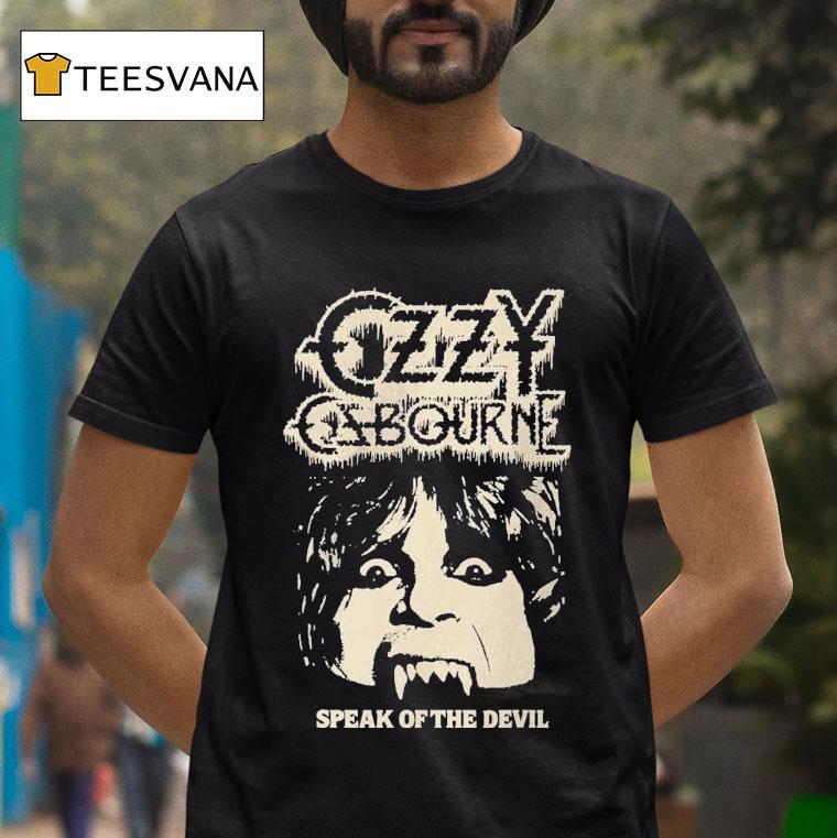 Ozzy Osbourne Speak Of The Devil Face Shirt