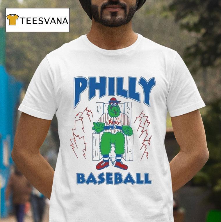 Phillie Phanatic Philly Baseball You Judge From The Shore But You Have Never Sunk Into The Deep Where I Dwell Philadelphia Phillies Mascot Shirt