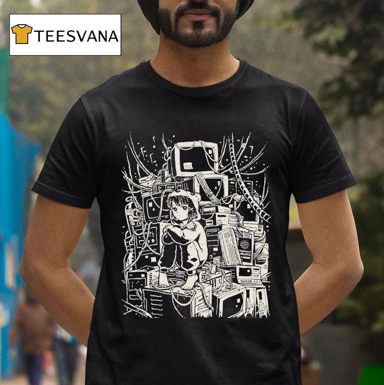 Pixel Eye Bat Wired World Shirt