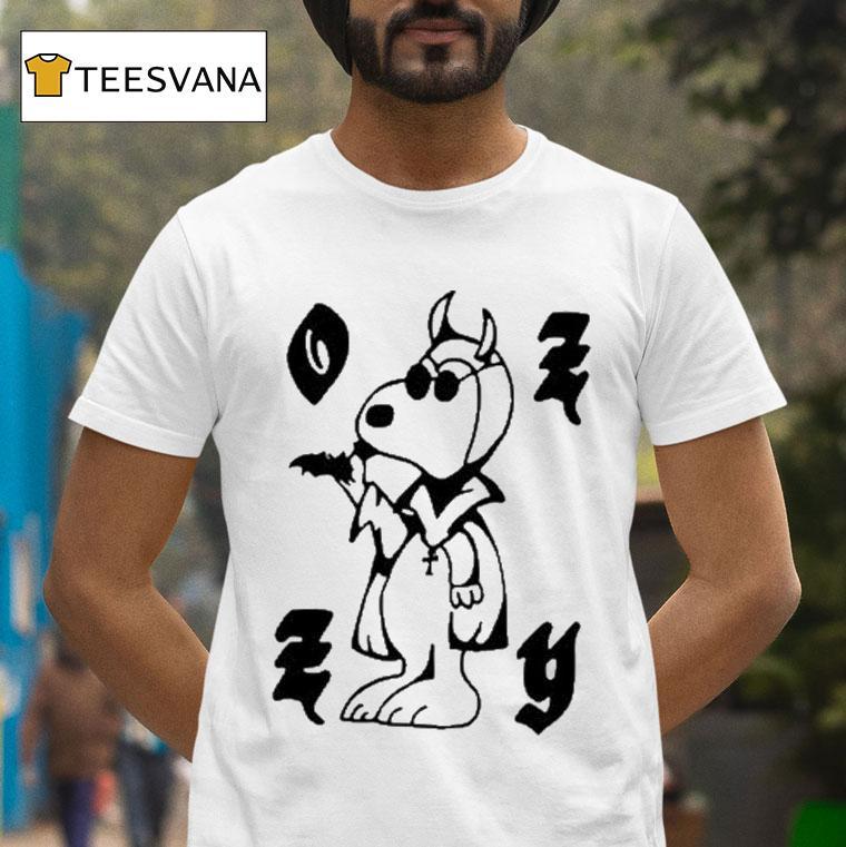 Snoopy X Chinacat Ozzy Osbourne Bat Shirt