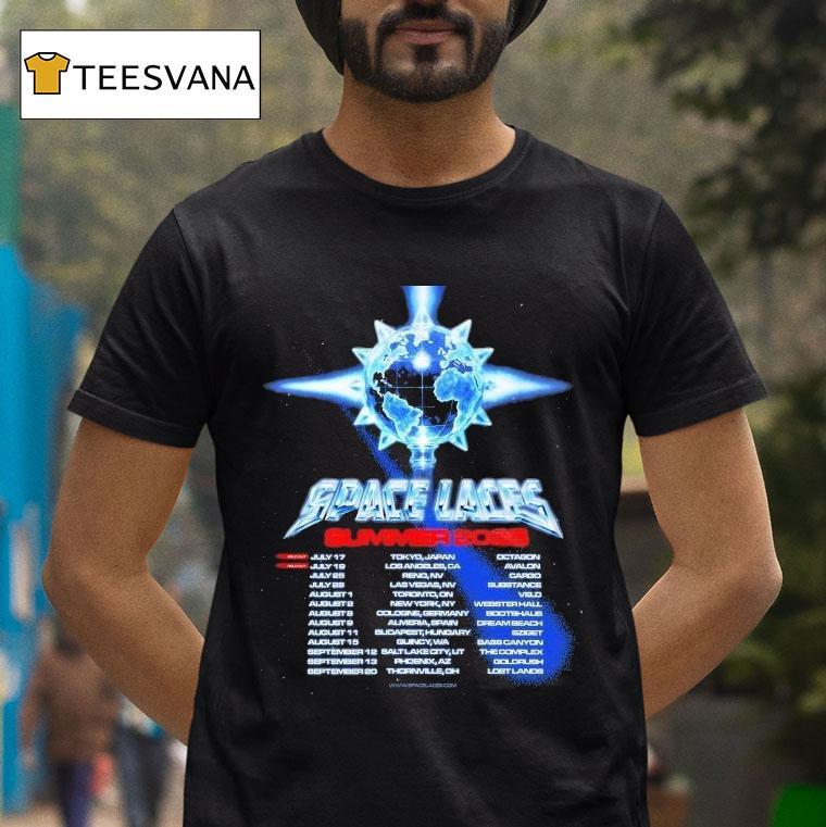 Space Laces Summer 2025 Tour Dates Shirt