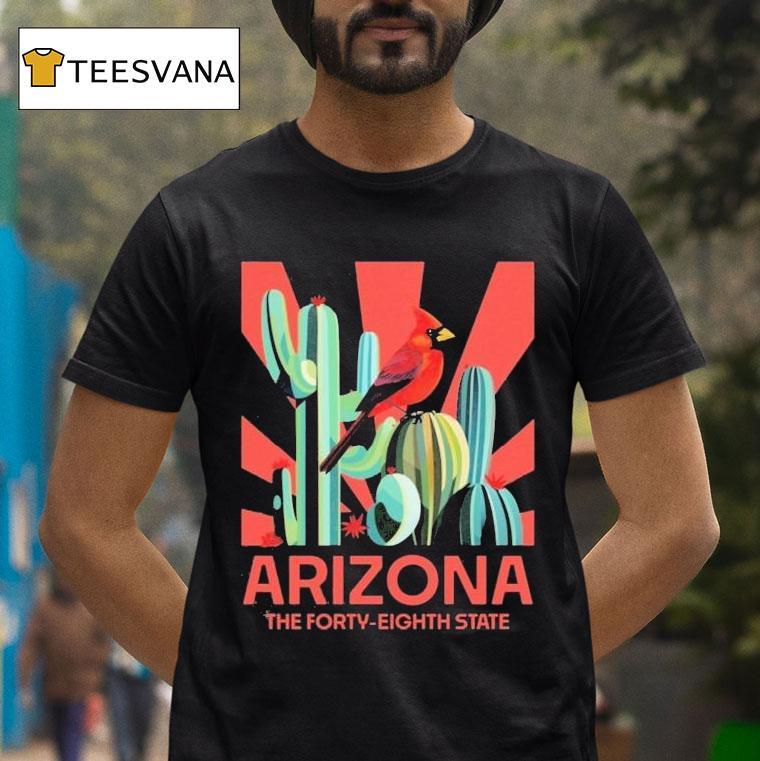State Forty Eight Arizona Desert Cardinal Shirt