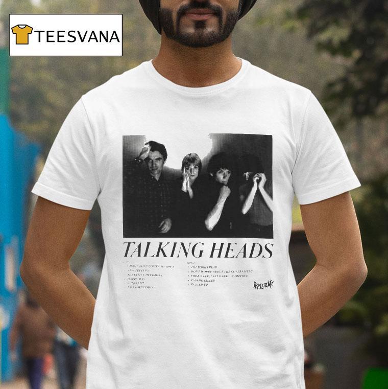 Talking Heads X Welcome Track List Shirt