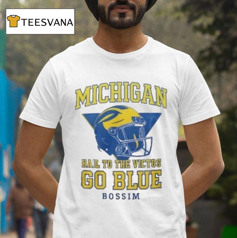 Taylor Lewan Michigan Wolverines Hail To The Victors Go Blue Bossim Shirt