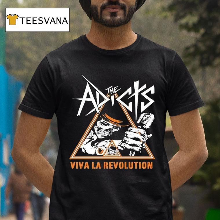 The Adicts Viva La Revolution Skull Shirt
